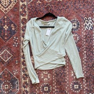 Abercrombie wrap top